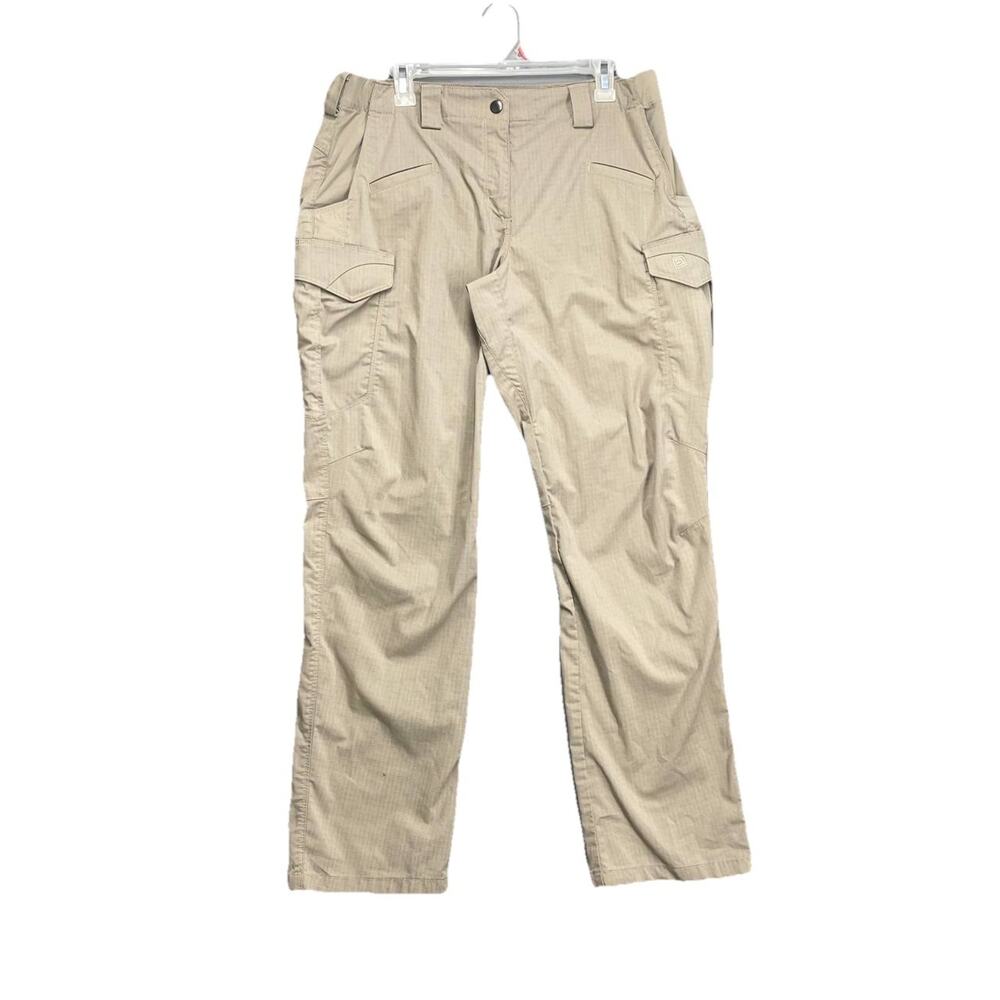 Women’s 5.11 Tactical Fast Tac Cargo Pants Ripstop Utility Sz 14 Khaki Police‎